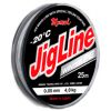 Шнур JigLine Winter 0,14 мм, 10,0 кг, 25 м, цвет серый