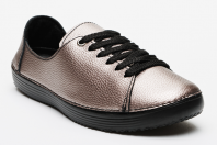 Слипоны женские. Цвет бронзовый/черный Слипоны женские. Цвет бронзовый/черный