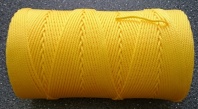 Шнур BraidLine-Стандартный 2,0 мм (150 м) желтый, на бобине